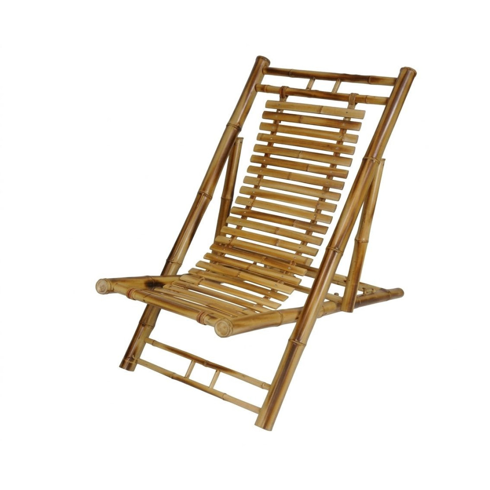 Foldable Bamboo Beach Chair