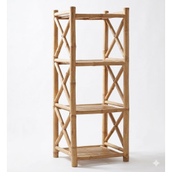 4-Tier Bamboo Shelf