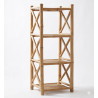 4-Tier Bamboo Shelf