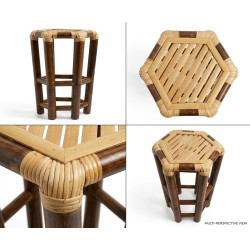 Bamboo Pub Bar Stool