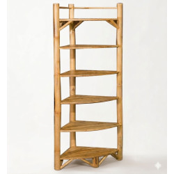 Bamboo Corner Shelf