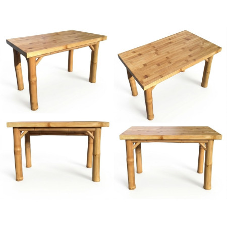 Rectangular Bamboo Dining Table