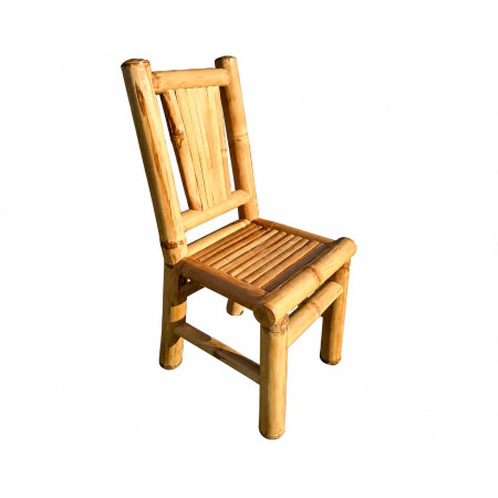 Bamboo Side Chair with Bamboo Backrest
