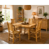 Bamboo Side Chair with Bamboo Backrest