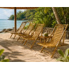 Foldable Bamboo Beach Chair