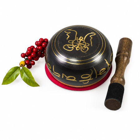 Tibetische Klangschale Set | ca. 360g | Buddha