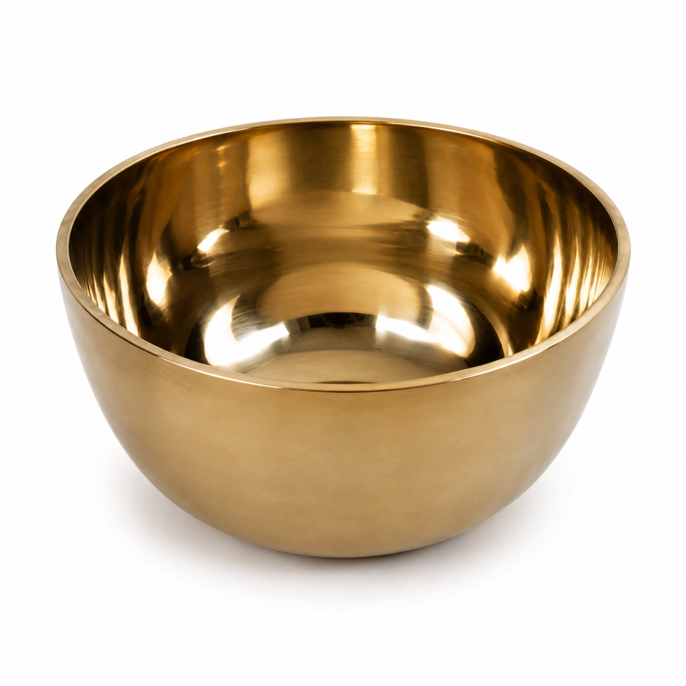 Tall Cast Singing Bowl, Large, from Nepal